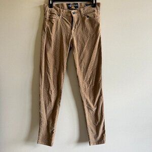 Lucky Brand Women's Sofia Skinny Cordy Jeans Pants Womens Size 2 26‎ Beige